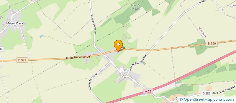 localisation de l'entreprise MF  ILLOIS