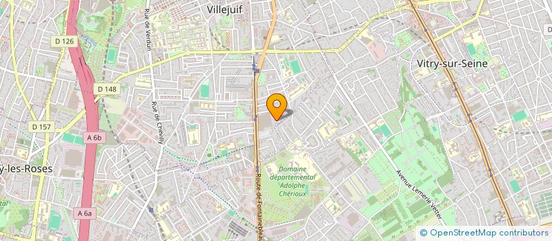 localisation de l'entreprise MF à VILLEJUIF