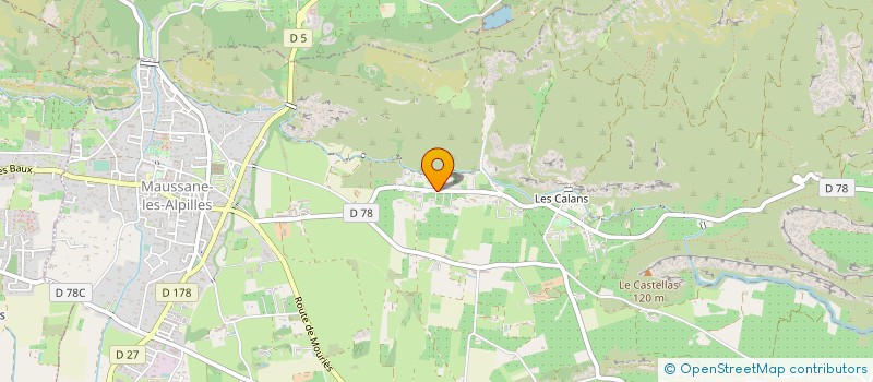 localisation de l'entreprise MF  MAUSSANE-LES-ALPILLES