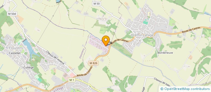 localisation de l'entreprise MF  DREMIL-LAFAGE