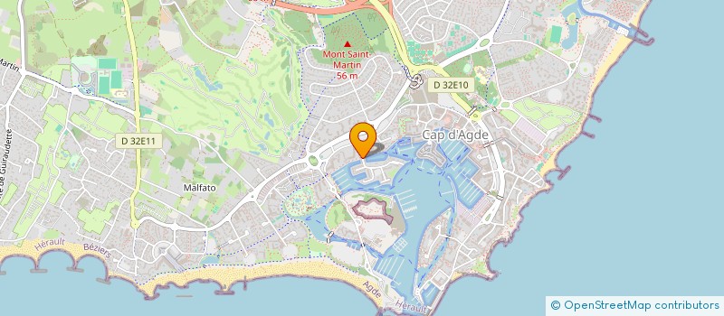 localisation de l'entreprise MF à AGDE