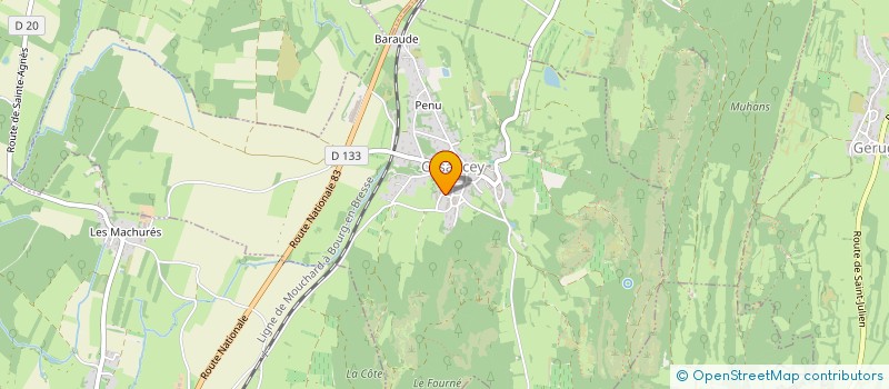 localisation de l'entreprise MF  CESANCEY