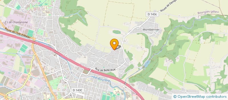 localisation de l'entreprise MF AGENCY  BOURGOIN-JALLIEU