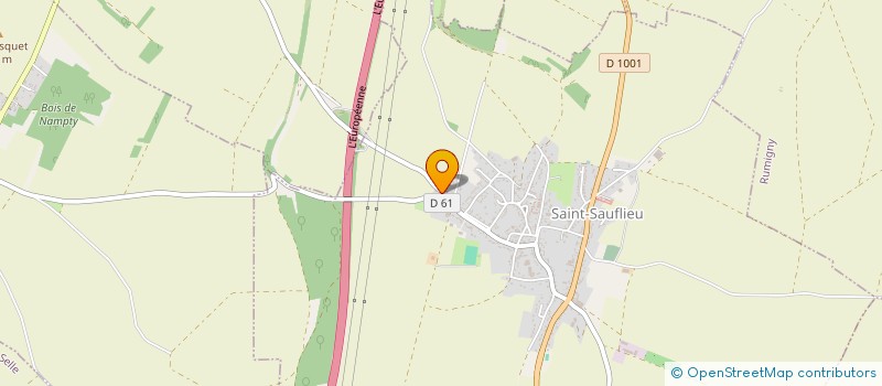 localisation de l'entreprise MF ALLIANCE  SAINT-SAUFLIEU