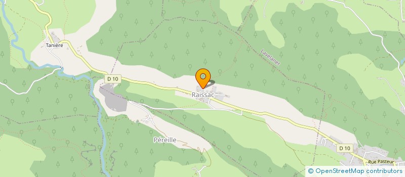localisation de l'entreprise MF ARIEGE CONSTRUCTION à RAISSAC