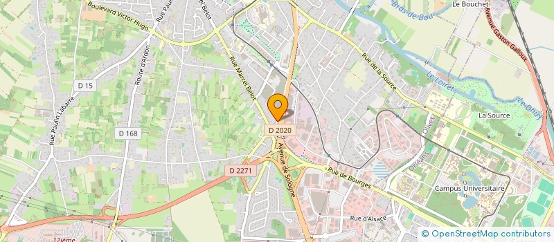 localisation de l'entreprise MF AUTO CONSEIL à OLIVET