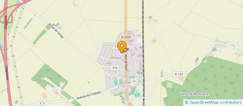 localisation de l'entreprise MF BARDAGE à LA CHAPELLE-SAINT-MESMIN