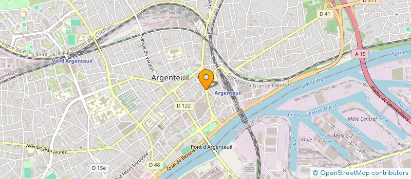 localisation de l'entreprise MF BEAUTY à ARGENTEUIL