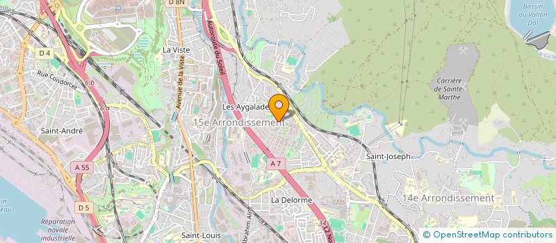 localisation de l'entreprise MF BEAUTY à MARSEILLE
