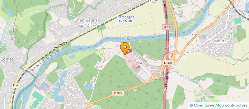 localisation de l'entreprise MF BUILDING  L'ISLE-ADAM