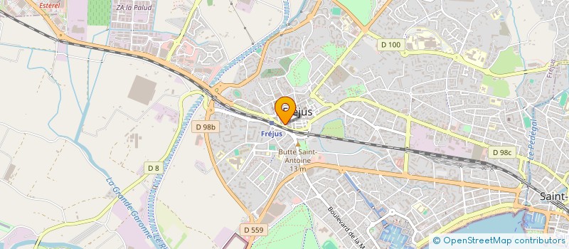 localisation de l'entreprise MF CARRELAGE à FREJUS