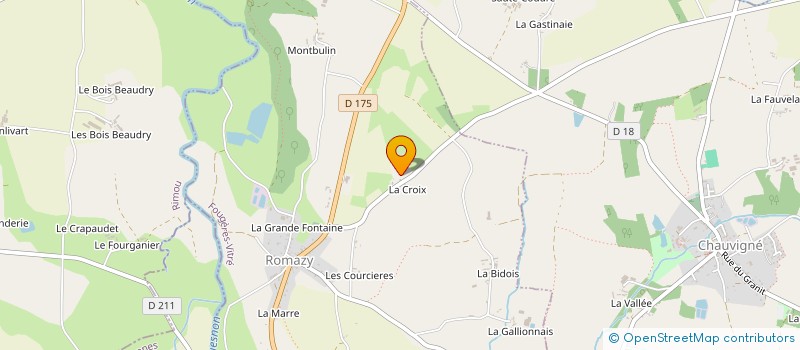 localisation de l'entreprise MF CARRELAGE  ROMAZY