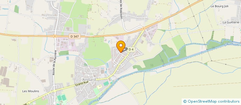 localisation de l'entreprise MF CARRELAGE à LOIRE-AUTHION