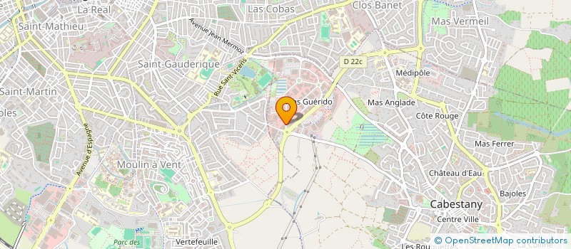 localisation de l'entreprise MF CAYOT  CABESTANY