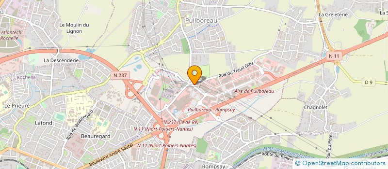 localisation de l'entreprise MF CHAMPCOURT  PUILBOREAU