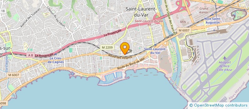 localisation de l'entreprise MF CHIRURGIE à SAINT LAURENT DU VAR
