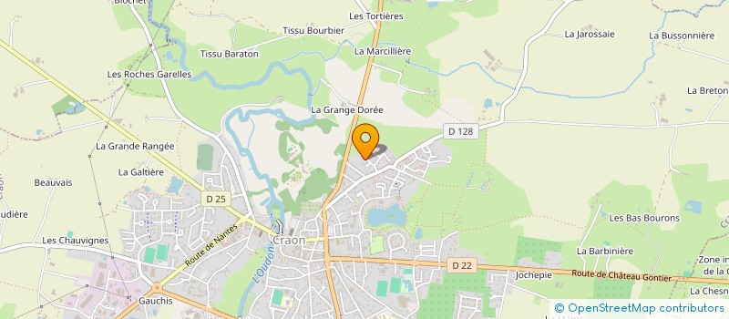 localisation de l'entreprise MF COMMUNICATION  CRAON