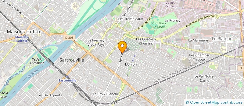 localisation de l'entreprise MF & COMPAGNY  SARTROUVILLE