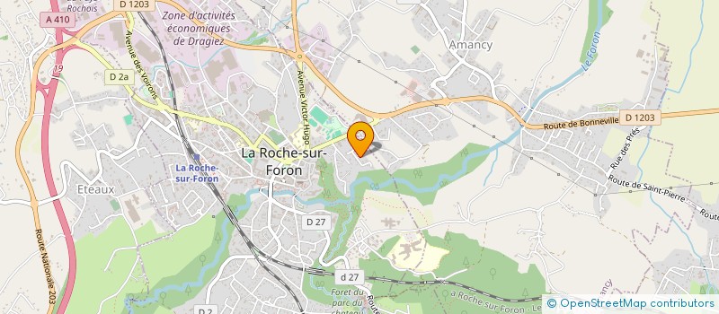 localisation de l'entreprise MF CONCEPT  LA ROCHE-SUR-FORON