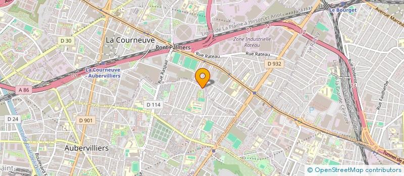 localisation de l'entreprise MF CONCEPT MODE ( MFC )  AUBERVILLIERS