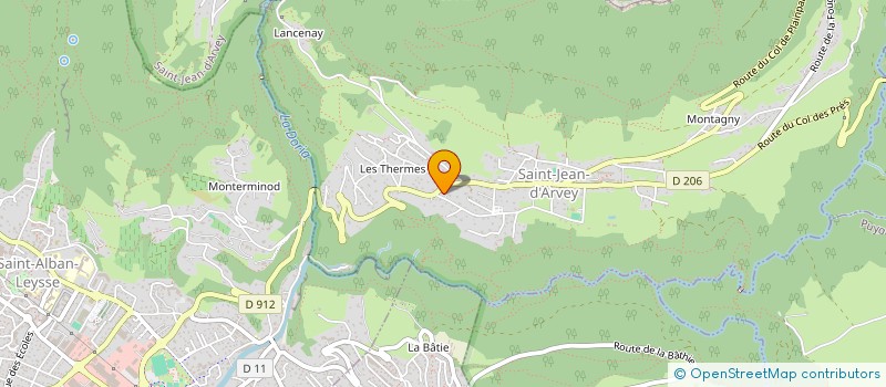 localisation de l'entreprise MF CONSEIL  SAINT-JEAN-D'ARVEY