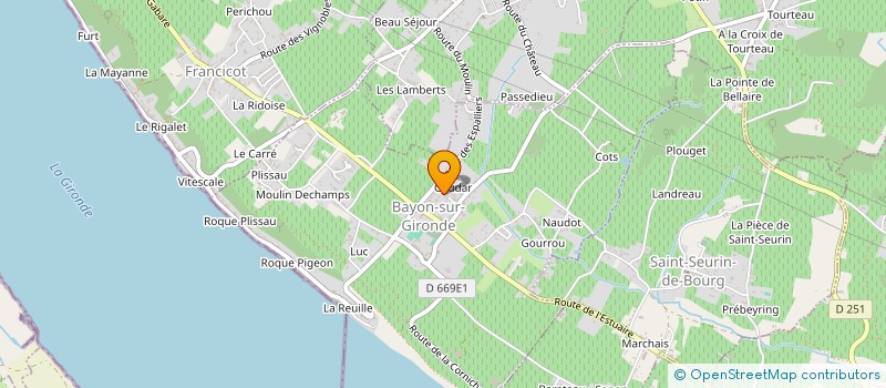 localisation de l'entreprise MF CONSTRUCTIONS  CAMBES