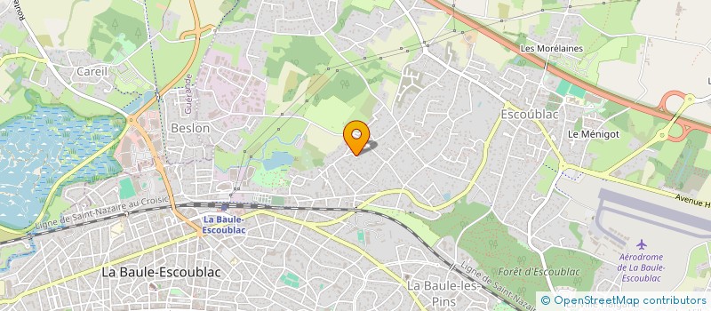 localisation de l'entreprise MF CONSULTANT à LA BAULE-ESCOUBLAC