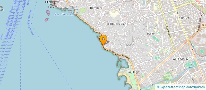 localisation de l'entreprise MF CORNICHE à MARSEILLE