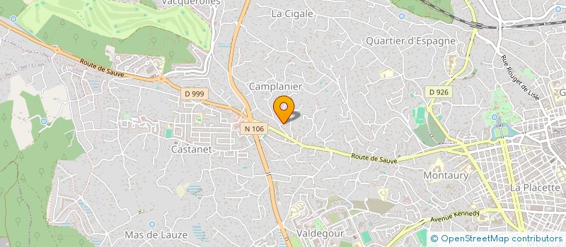 localisation de l'entreprise MF COTE SUD  NIMES