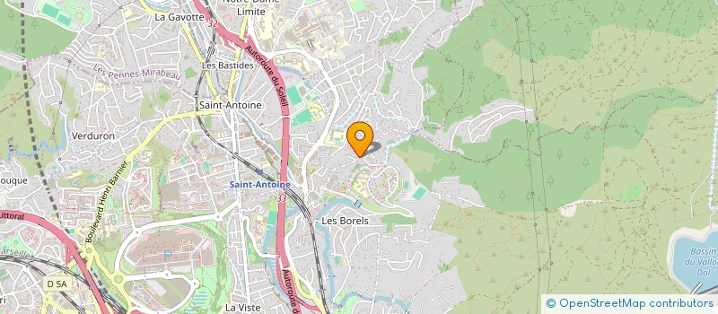 localisation de l'entreprise MF COUVERTURE à MARSEILLE