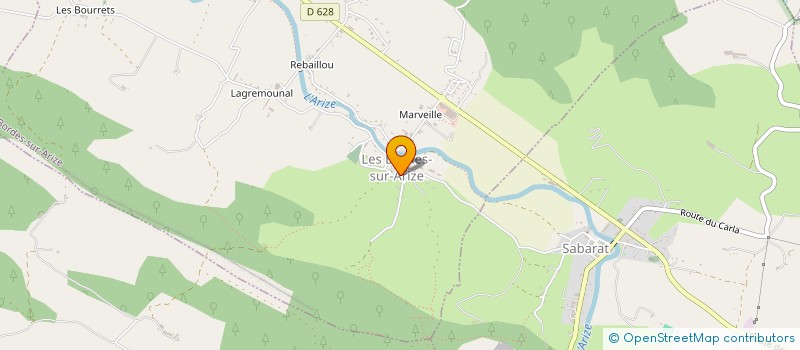 localisation de l'entreprise MF COUVERTURE à LES BORDES-SUR-ARIZE