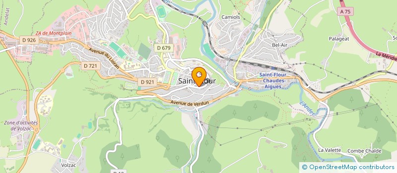 localisation de l'entreprise MF CUSSAC à SAINT-FLOUR