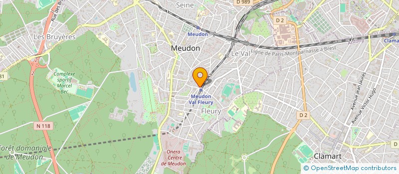 localisation de l'entreprise MF DALVA à MEUDON