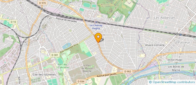 localisation de l'entreprise MF DECO  GAGNY