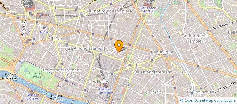 localisation de l'entreprise MF DIFFUSION  PARIS