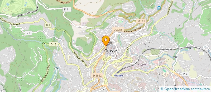 localisation de l'entreprise MF DIFFUSION à GRASSE
