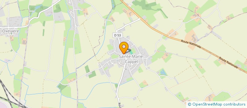 localisation de l'entreprise MF DIFFUSION  SAINTE-MARIE-CAPPEL