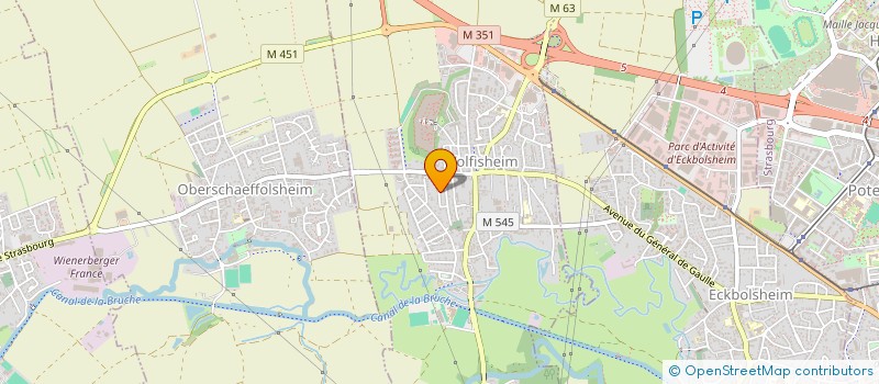 localisation de l'entreprise MF DIRECT  WOLFISHEIM