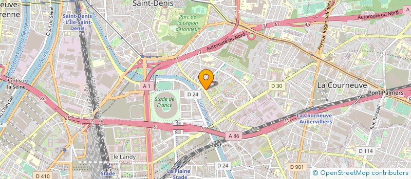 localisation de l'entreprise MF DISTRIBUTION à SAINT-DENIS