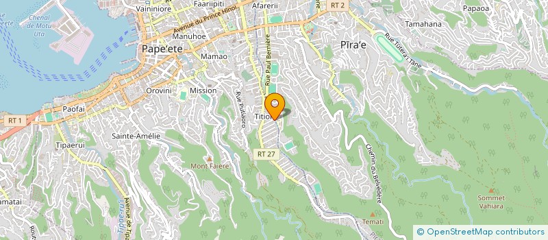 localisation de l'entreprise MF DISTRIBUTION à PAPEETE