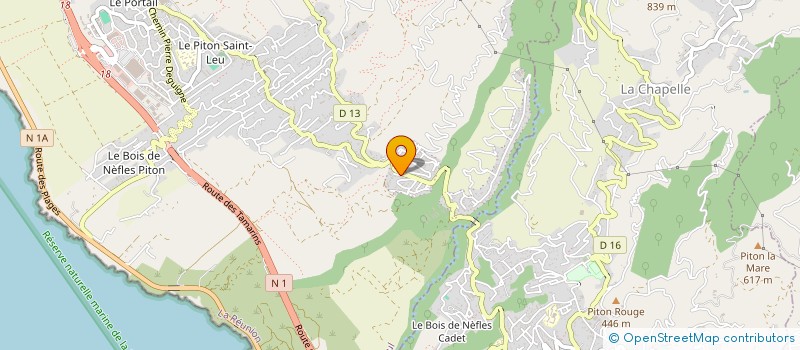 localisation de l'entreprise MF DISTRIBUTION à SAINT-LEU