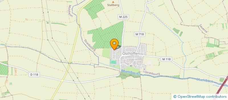 localisation de l'entreprise MF ELEC  OSTHOFFEN