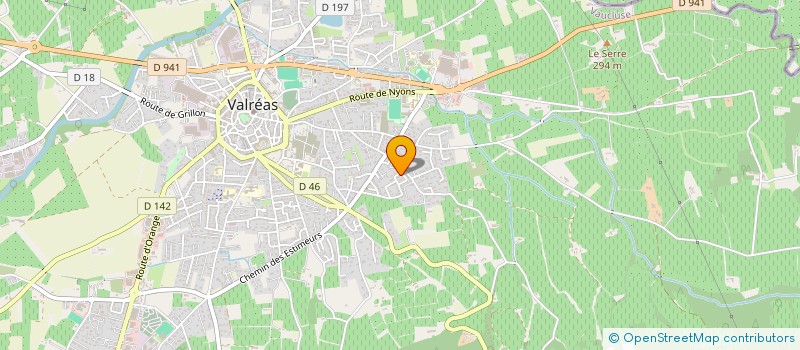 localisation de l'entreprise MF ENERGIE à VALREAS