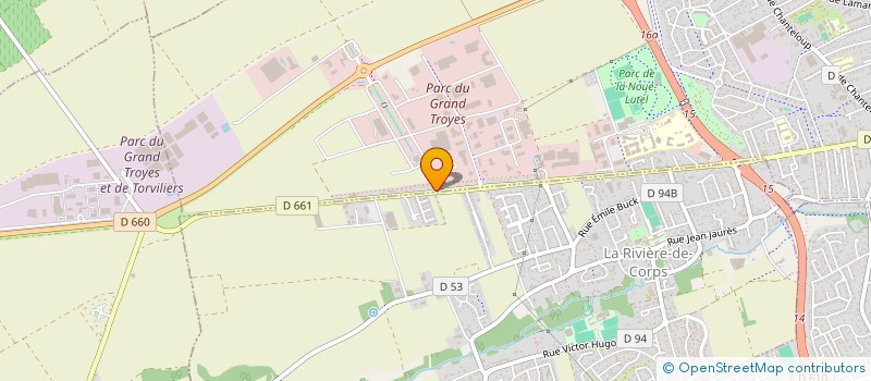 localisation de l'entreprise MF ET TT  SAINTE SAVINE