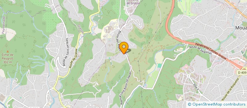 localisation de l'entreprise MF ETANCHEITE  PEGOMAS