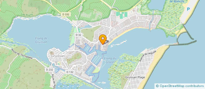 localisation de l'entreprise MF EVENTS  GRUISSAN