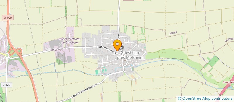 localisation de l'entreprise MF EXPERTISE  GRIESHEIM-PRES-MOLSHEIM