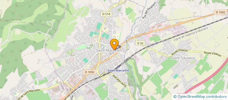 localisation de l'entreprise MF.FOOD38  SAINT-MARCELLIN