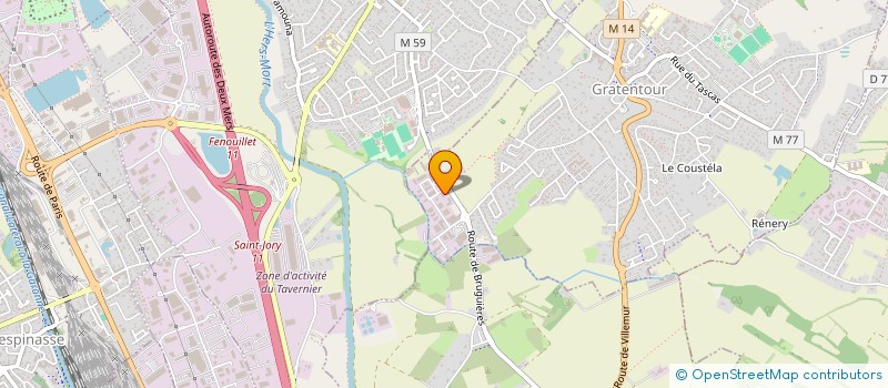 localisation de l'entreprise MF GESTION  GRATENTOUR