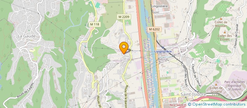 localisation de l'entreprise MF HOME DESIGN  LA GAUDE